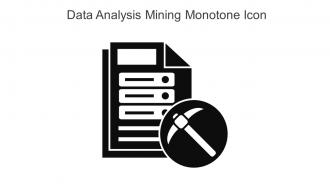 Data Analysis Mining Monotone Icon In Powerpoint Pptx Png And Editable Eps Format