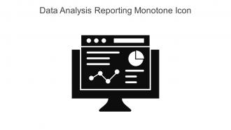 Data Analysis Reporting Monotone Icon In Powerpoint Pptx Png And Editable Eps Format
