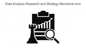 Data Analysis Research And Strategy Monotone Icon In Powerpoint Pptx Png And Editable Eps Format
