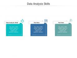 Data analysis skills ppt powerpoint presentation show influencers cpb