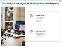 Data analysis strategies for academic research proposal ppt powerpoint influencers