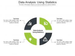 Data analysis using statistics ppt powerpoint presentation summary icon cpb