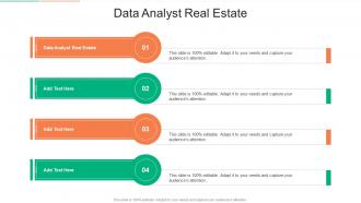 Data Analyst Real Estate In Powerpoint And Google Slides Cpb