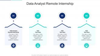 Data Analyst Remote Internship In Powerpoint And Google Slides Cpb