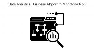 Data Analytics Business Algorithm Monotone Icon In Powerpoint Pptx Png And Editable Eps Format