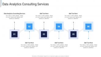 Data Analytics Consulting Services In Powerpoint And Google Slides Cpb