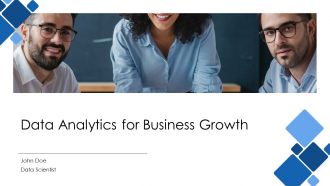 Data Analytics For Business Growth PPT Outline AT