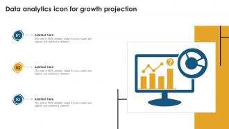 Data Analytics Icon For Growth Projection