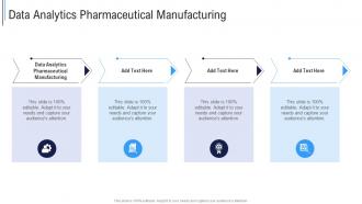 Data Analytics Pharmaceutical Manufacturing In Powerpoint And Google Slides Cpb