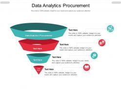 Data analytics procurement ppt powerpoint presentation model graphic tips cpb