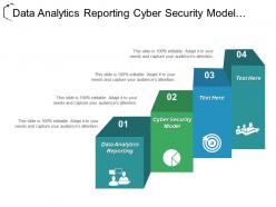Data analytics reporting cyber security model making capital decisions cpb