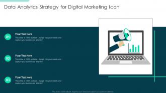 Data Analytics Strategy For Digital Marketing Icon