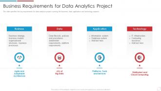 Data Analytics Transformation Toolkit Requirements For Data Analytics Project