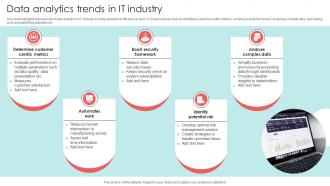Data Analytics Trends In IT Industry