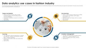 Data Analytics Use Cases In Fashion Industry