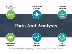 Data and analysis ppt slide examples