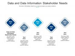 Data and data information stakeholder needs ppt powerpoint presentation icon cpb