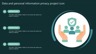 Data And Personal Information Privacy Project Icon