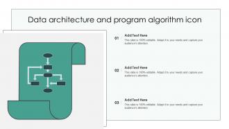 Data Architecture And Program Algorithm Icon
