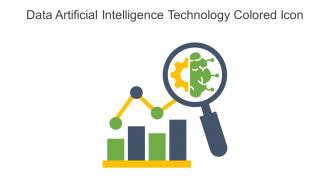 Data Artificial Intelligence Technology Colored Icon In Powerpoint Pptx Png And Editable Eps Format