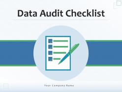 Data audit checklist analytics organization maintenance management business