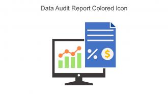 Data Audit Report Colored Icon In Powerpoint Pptx Png And Editable Eps Format
