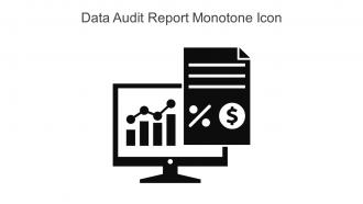 Data Audit Report Monotone Icon In Powerpoint Pptx Png And Editable Eps Format