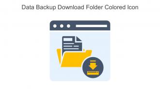 Data Backup Download Folder Colored Icon In Powerpoint Pptx Png And Editable Eps Format