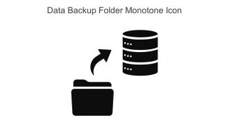 Data Backup Folder Monotone Icon In Powerpoint Pptx Png And Editable Eps Format