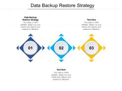 Data backup restore strategy ppt powerpoint presentation layouts format ideas cpb