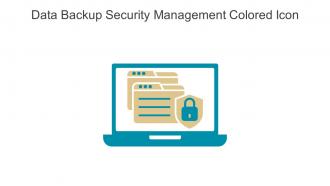 Data Backup Security Management Colored Icon In Powerpoint Pptx Png And Editable Eps Format