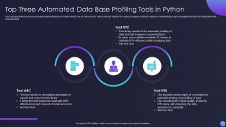 Data Base Profiling Powerpoint Ppt Template Bundles