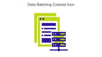 Data Batching Colored Icon In Powerpoint Pptx Png And Editable Eps Format