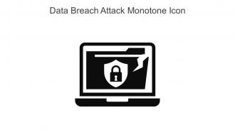 Data Breach Attack Monotone Icon In Powerpoint Pptx Png And Editable Eps Format