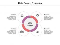 Data breach examples ppt powerpoint presentation gallery graphics tutorials cpb