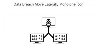 Data Breach Move Laterally Monotone Icon In Powerpoint Pptx Png And Editable Eps Format