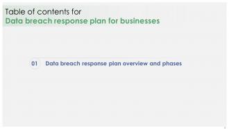 Data Breach Response Plan For Businesses Powerpoint Presentation Slides Impressive Downloadable