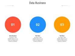 Data business ppt powerpoint presentation model influencers cpb
