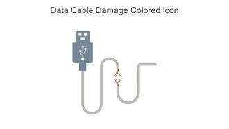 Data Cable Damage Colored Icon In Powerpoint Pptx Png And Editable Eps Format