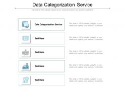 Data categorization service ppt powerpoint presentation inspiration good cpb