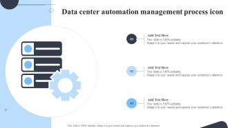 Data Center Automation Management Process Icon