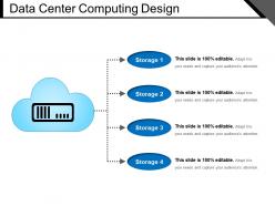 Data Center Computing Design PPT Infographic Template