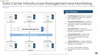 Data center infrastructure management and monitoring data center it ppt file design