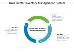 Data center inventory management system ppt powerpoint presentation pictures cpb