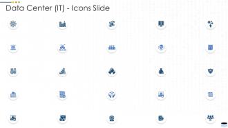 Data center it icons slide ppt powerpoint presentation pictures skills