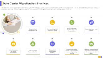 Data Center Migration Best Practices Data Center Relocation For IT Systems