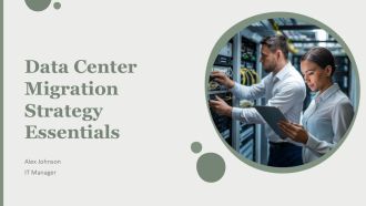 Data Center Migration Strategy Essentials PPT Information AT
