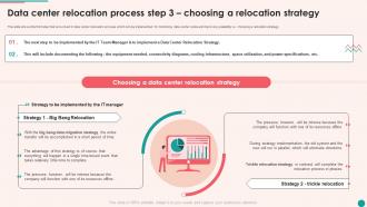 Data Center Relocation Process Step 3 Choosing A Relocation Existing Data Center Assessment And Process
