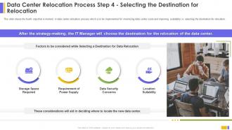 Data Center Relocation Process Step 4 Selecting The Data Center Relocation For IT Systems