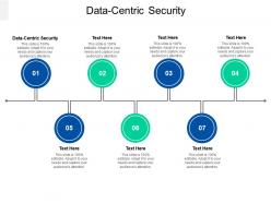 Data centric security ppt powerpoint presentation styles professional cpb